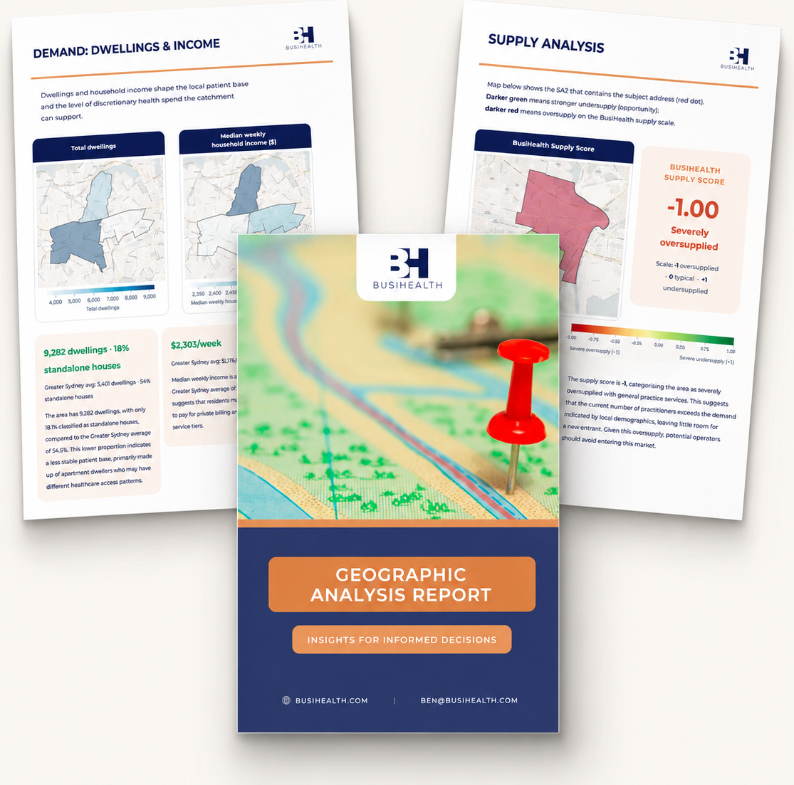 Sample geographic analysis report